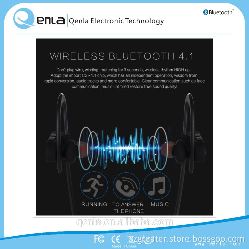 2016 Hot sale V5 Waterproof Wireless Bluetooth stereo Headphones,Music IPX7 Bluetooth Headset in-ear style